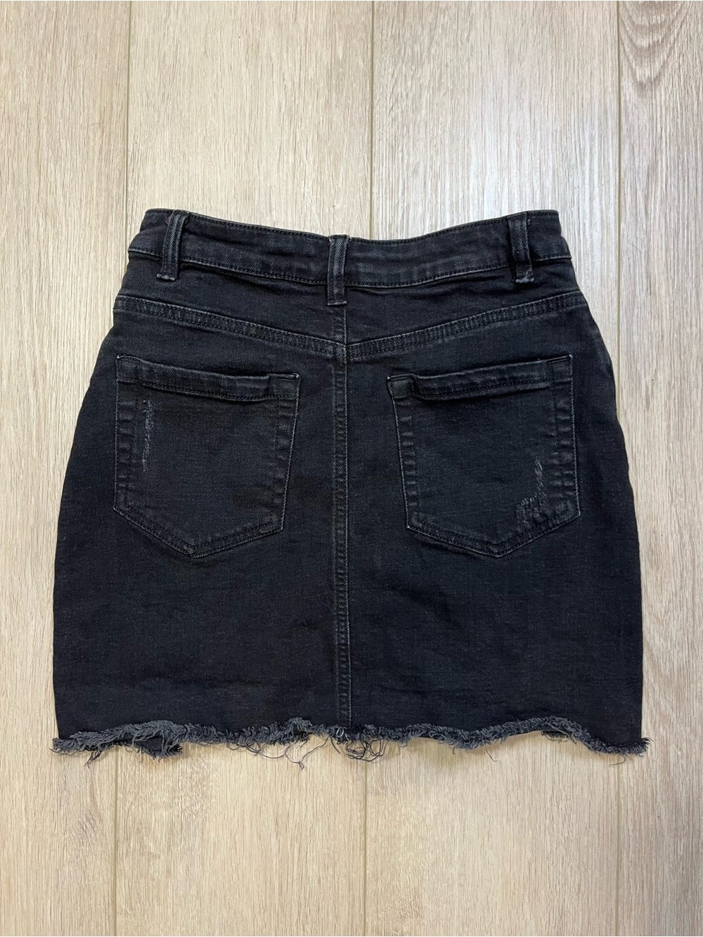 REBEL ROGUE Distressed Black Denim Mini Skirt - FREE SHIPPING on Bundles $95+ - Picture 8 of 10